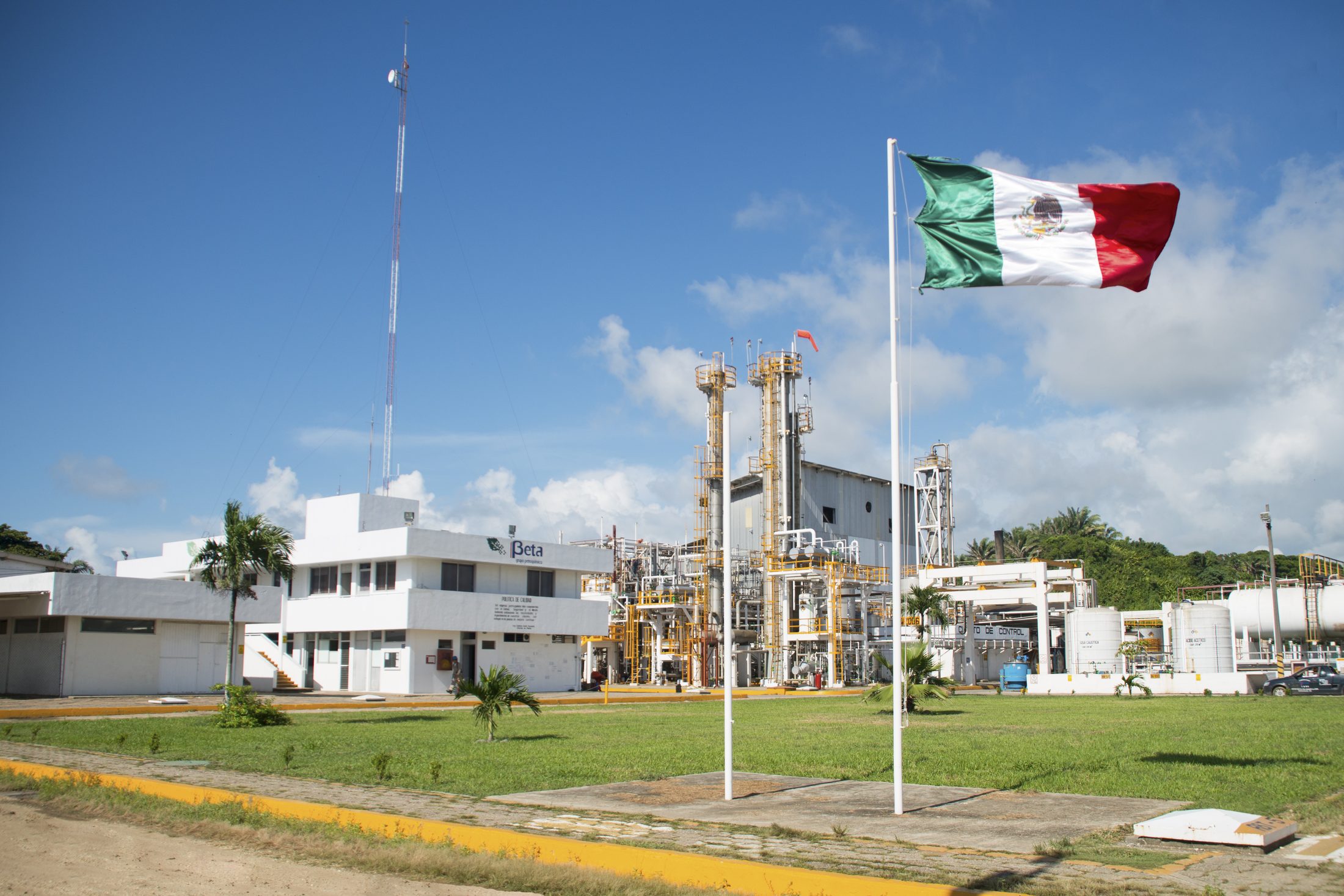 Planta de Grupo Petroquímico Beta en Coatzacoalcos, Veracruz